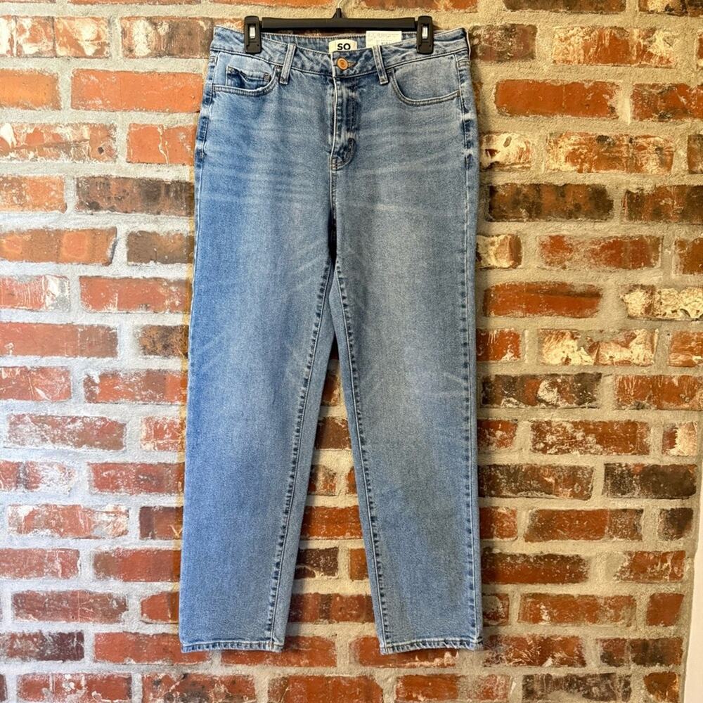 P167 - SO Women's Light Blue Slim Straight Leg Jeans